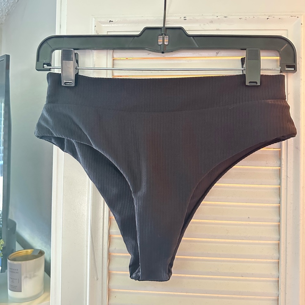 Midori high waisted bikini bottom moderate coverage